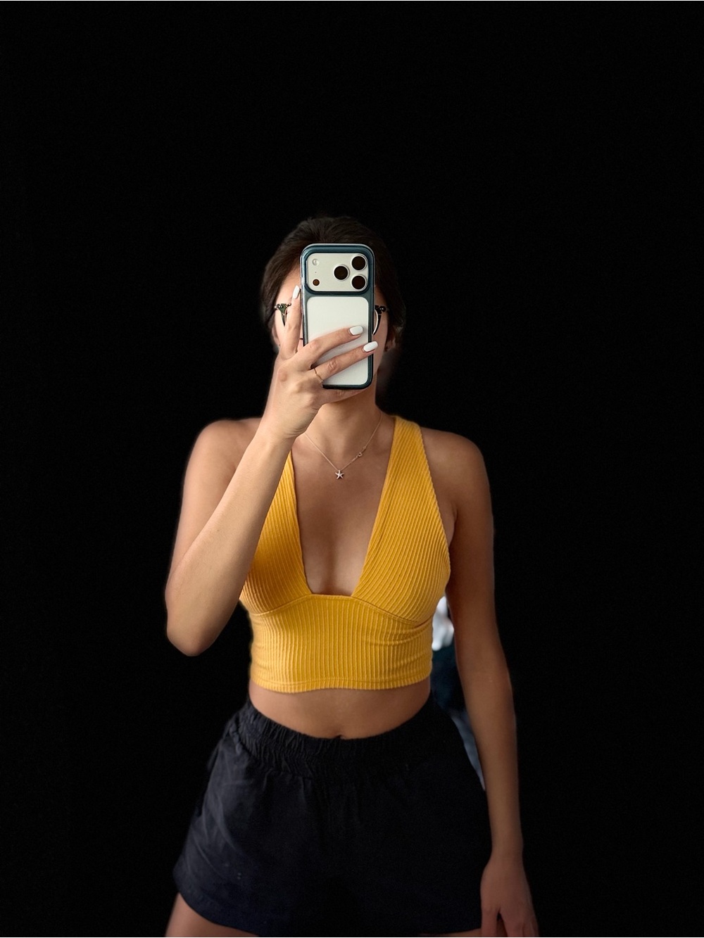 Urban Outfitters Ribbed Crop Tank Top
